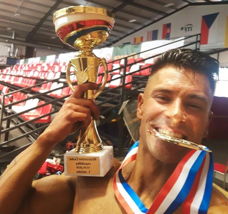 Policista z Liberce Marek Bulva získal titul mistra ČR ve fitness. Foto: PČR